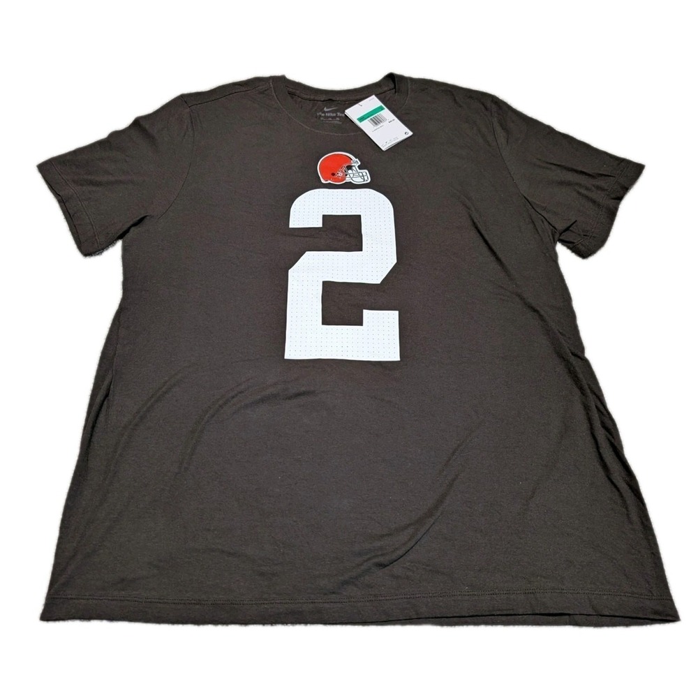 NFL Team Apparel Nike Tee Cleveland Browns Amari Cooper #2 Brown NWT